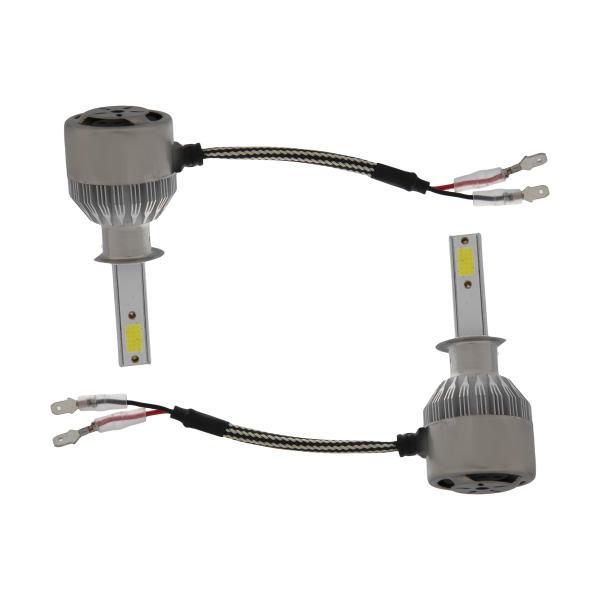 لامپ هدلایت خودرو مدل C6 H1 مناسب برای پژو 206 بسته دو عددی